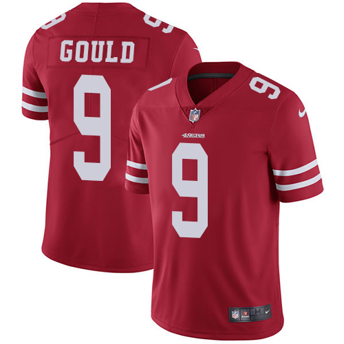 San Francisco 49ers Limited Red Men Robbie Gould Home NFL Jersey 9 Vapor Untouchable